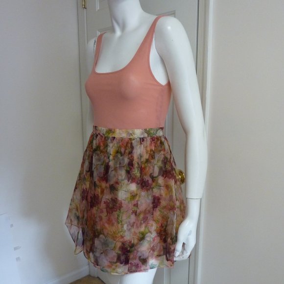 ALICE + OLIVIA Chara Mixed Media Mini Dress - Picture 8 of 10